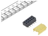 Conector SAMTEC şiruri pini mamă 20 PIN 1,27mm gold flash SMT soclu