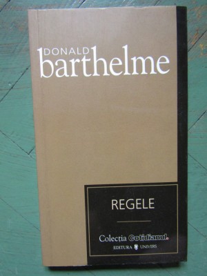 REGELE-DONALD BARTHELME foto
