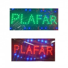 Panou Afisaj Reclama cu LED 50x25cm Plafar Diverse Culori KNH foto