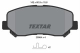 Set placute frana TEXTAR 2556401