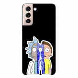 Husa compatibila cu Samsung Galaxy S21+ Plus Silicon Gel Tpu Model Rick And Morty Connected