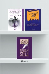 Pachet SF&amp;Fantasy (Fahrenheit 451, Warbreaker, Pulbere de stele) - Brandon Sanderson, Neil Gai...