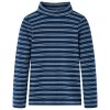 Tricou cu m&acirc;neci lungi pentru copii, bleumarin, 140 13938, vidaXL