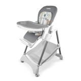 Neno Sedi Gri - Scaun de Masa Multifunctional, 3 pozitii spatar, centuri 5 puncte, max 15 kg