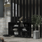 Servanta, negru, 103,5x35x70 cm, PAL GartenMobel Dekor, vidaXL