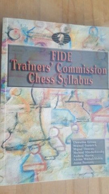 Fide Trainers Commission Chess Syllabus- Elstrations Grivas, Mikhail Gwerich foto