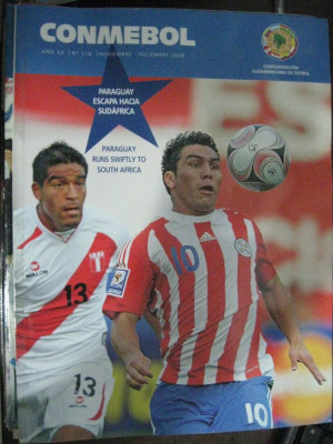 Revista fotbal-CONMEBOL (Confederatia Sudamericana de fotbal) - 2008 foto