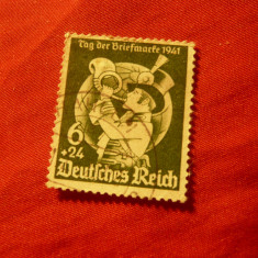 Serie Germania 1941 Ziua Marcii Postale , 1 val. stampilata