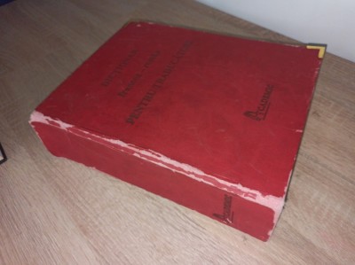 DICTIONAR FRANCEZ - ROMAN PENTRU TRADUCATORI de ADRIAN CRISTEA si ALINA CRISTEA , 2006 *MINIMA UZURA A COPERTILOR foto