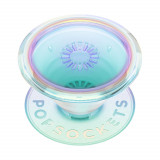 PopSockets - PopGrip - Iridescent Clear