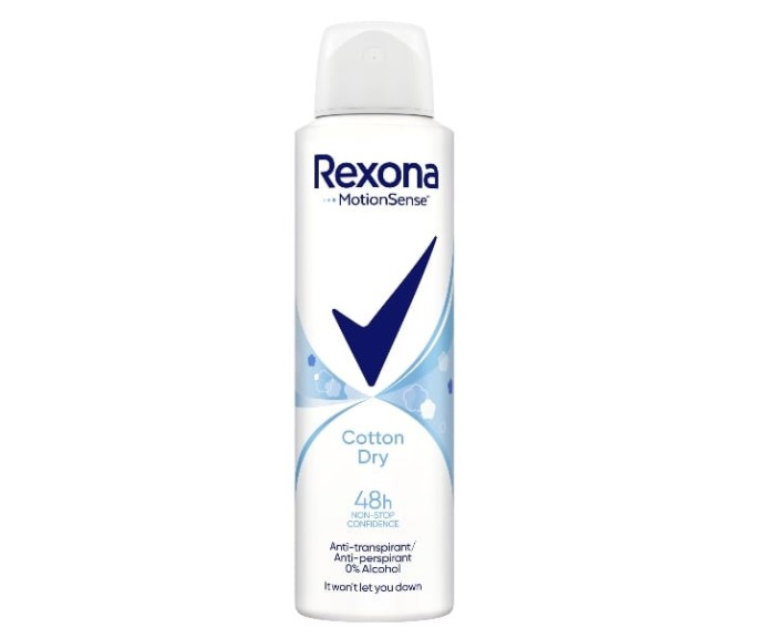 Deodorant antiperspirant spray Rexona Cotton, 150 ml