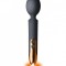 Vibrator Wand Oriel 10 Moduri Vibratii Silicon USB Negru 21.2 cm