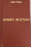 Anuntul mortuar Agatha Christie