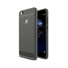 Husa Carbon Fiber Huawei P10 Lite Gri