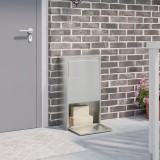 vidaXL Cutie pentru Colete 44x22x82 cm Oțel Galvanizat