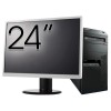 Pachet Calculator Second Hand Lenovo ThinkCentre M83 Tower, Intel Pentium G3220 3.00GHz, 8GB DDR3, 500GB HDD, DVD-ROM + Monitor 24&amp;quot; NewTechnology