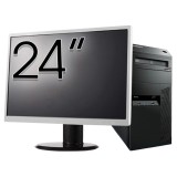 Pachet Calculator Second Hand Lenovo ThinkCentre M83 Tower, Intel Pentium G3220 3.00GHz, 8GB DDR3, 500GB HDD, DVD-ROM + Monitor 24&amp;quot; NewTechnology