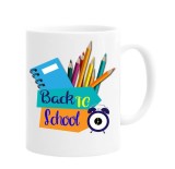 Cana alba personalizata &quot;welcome back to school&quot;, INOVATIX&reg;. 330ml, Oem