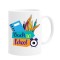 Cana alba personalizata &quot;welcome back to school&quot;, INOVATIX&reg;. 330ml
