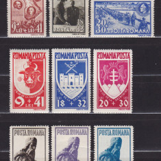 ROMANIA 1942 LP 148 I LP 148 II LP 148 III SERII SARNIERA