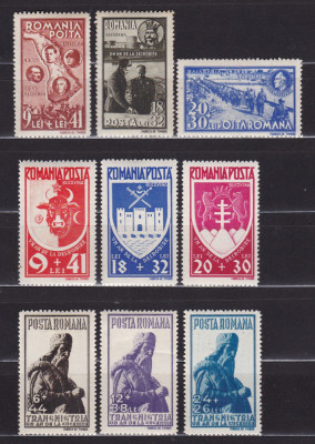 ROMANIA 1942 LP 148 I LP 148 II LP 148 III SERII SARNIERA foto