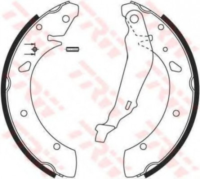 Set saboti frana HONDA ACCORD VI Hatchback (CH) (1999 - 2002) TRW GS8640 foto