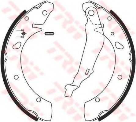 Set saboti frana HONDA ACCORD VI Hatchback (CH) (1999 - 2002) TRW GS8640