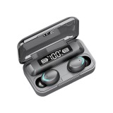 Cumpara ieftin Casti wireless ultrasound TWS F9 plus, bluetooth 5.0 bass powerbank cu afisaj,