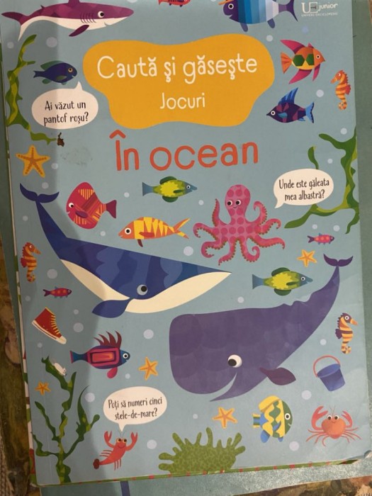 In ocean. Cauta si gaseste. Jocuri. 2021