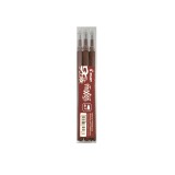 Pachet 12 buc set 3 Rezerve Roller Frixion Ball Pilot 0.7 mm varf mediu Rezerva roller Pilot Frixion Ball 0.7 mm 3 bucati/set maro