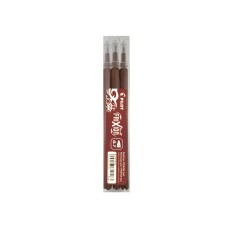 Pachet 12 buc set 3 Rezerve Roller Frixion Ball Pilot 0.7 mm varf mediu Rezerva roller Pilot Frixion Ball 0.7 mm 3 bucati/set maro
