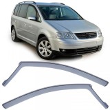Deflector de vant, deflector de ploaie, protectie &icirc;mpotriva vantului, negru fum pentru VW Touran 1T 03-15 Performance AutoTuning