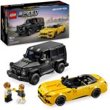 LEGO&reg; Speed Champions - Mercedes-AMG G 63 si Mercedes-AMG SL 63 76924, 808 piese