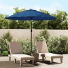 VidaXL Umbrelă de soare de exterior, st&acirc;lp aluminiu, azuriu, 270 cm 47311