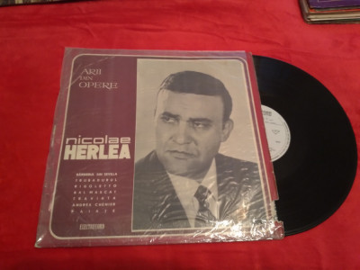 DISC VINIL NICOLAE HERLEA-ARII DIN OPERE ECE 092 DISC IN STARE FB foto