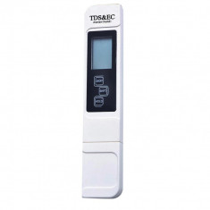 Tester TDS & EC 3 in 1 pentru controlul puritatii, conductivitatii si temperaturii apei, LCD, HOPE R