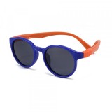 Ochelari De Soare Copii Techsuit 22049, Polarizati, Albastri Portocali