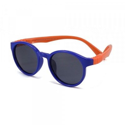 Ochelari De Soare Copii Techsuit 22049, Polarizati, Albastri Portocali foto