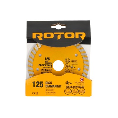 DISC DIAMANTAT 125x2.2 x10x22.23 Turbo Rotor Innovative ReliableTools foto