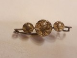 Argint aurIt BROSA CONTESA 1900 SEMNATA art nouveau FRANTA manopera EXCEPTIONALA de colectie UNICA