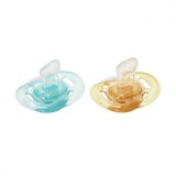 Set 2 Suzete Silicon U-Grow 6-18 Luni, Forma Anatomica Mamelon, Protectie Buze, Sterilizare Usoara