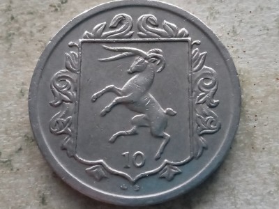 INSULA MAN-10 PENCE 1984 foto