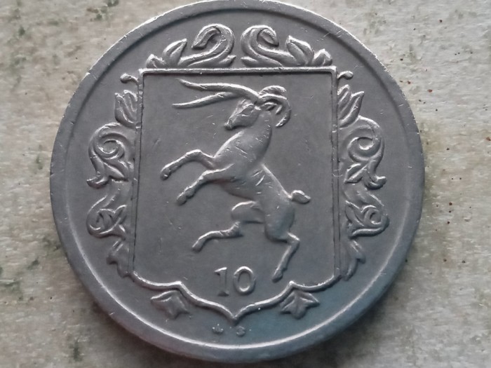 INSULA MAN-10 PENCE 1984