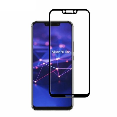 Folie de sticla Huawei MATE 20 Lite, 10D FULL GLUE Negru foto