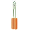 Perie de curatat pahare, cani, sticle, flippy, cu maner lung si burete, accesorii pentru spalarea paielor si capacelor, usor de agatat, 27.5x11.4x6cm,