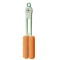 Perie de curatat pahare, cani, sticle, flippy, cu maner lung si burete, accesorii pentru spalarea paielor si capacelor, usor de agatat, 27.5x11.4x6cm,