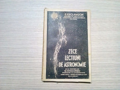 ZECE LECTIUNI DE ASTRONOMIE - Ernest Esclangon - &amp;quot;Adevarul&amp;quot;, 1933(?), 130 p. foto