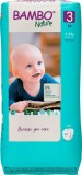 Scutece Ecolabel Tall Nr. 3 pentru 4-8 kg, 52 bucati, Bambo Nature