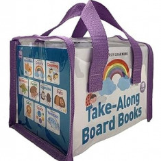 Early Learning Take Along Board Books Set Of 10 In Case Childrens Library, - Editura Lake Press