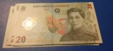 Bancnote 20 lei Emisiune 2021 Ecaterina Teodoroiu